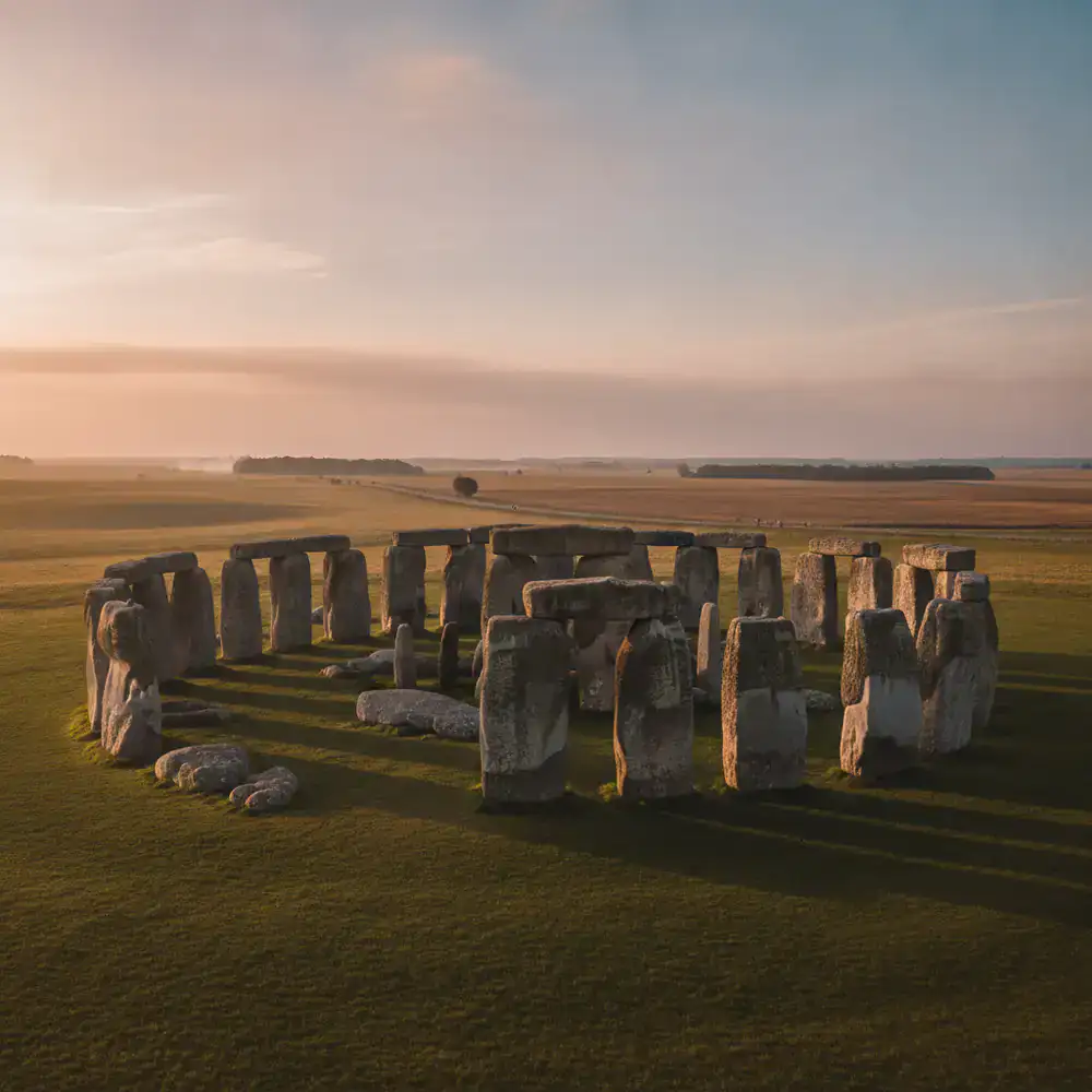 The ancient stone circles of Stonehenge